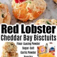 Pinterest title image for Cheddar Bay Biscuits