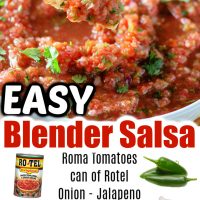 Easy Blender Salsa