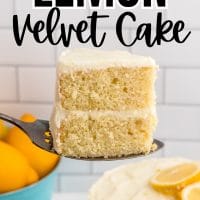 lemon velvet cake pinterest image
