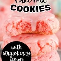 strawberry cake mix cookies pinterest images