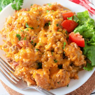 Taco Tater Tot Casserole feature