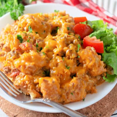 Taco Tater Tot Casserole feature