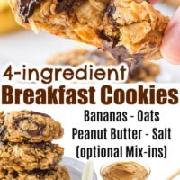 4-ingredient Breakfast Cookies