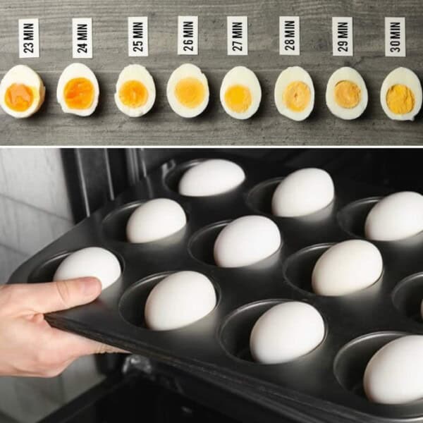 Hard Boiled Eggs in the Oven