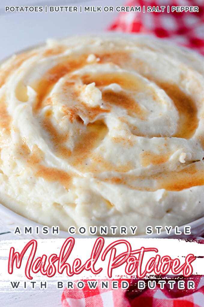 Amish Brown Butter Mashed Potatoes on Pinterest.