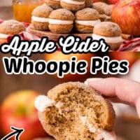 Fall is all about enjoying cozy things from sweaters to hot drinks to warm delicious food! This Apple Cider Whoopie Pies will hit the spot with its amazing Fall aesthetic and flavor.