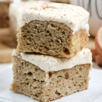 Banana Bars with Cream Cheese Frosting Feature