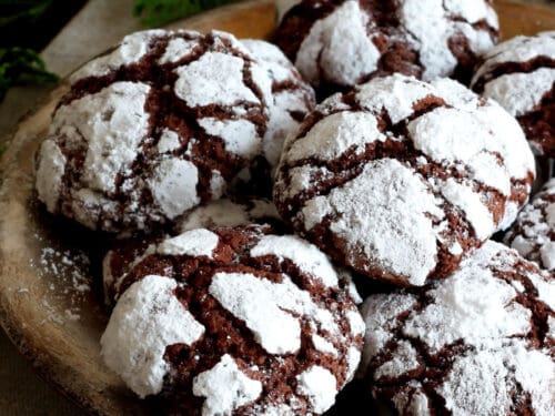 Chocolate Crinkle Cookies | Kitchen Fun With My 3 Sons
