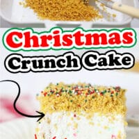 Christmas crunch cake image.