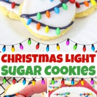 Christmas Light Cookies Pinterest