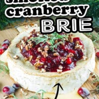 Cranberry Smoked Brie