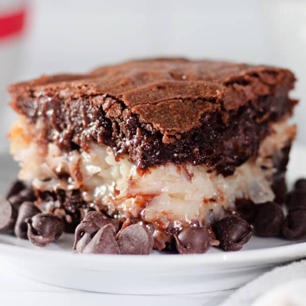 Coconut Stuffed Brownies