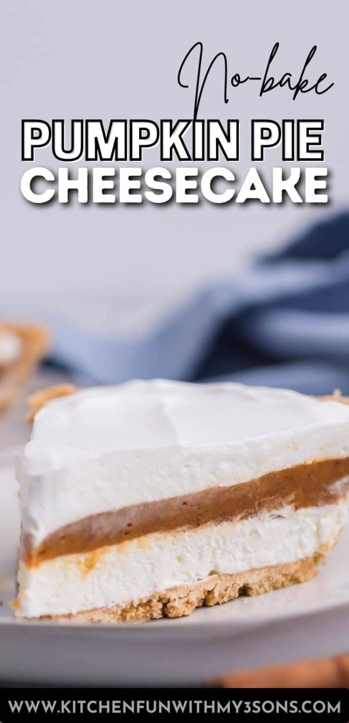 no bake pumpkin cheesecake pinterest image