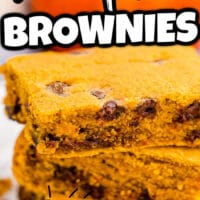 Pumpkin Brownies Pinterest