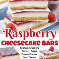 Raspberry Cheesecake Bars Pin