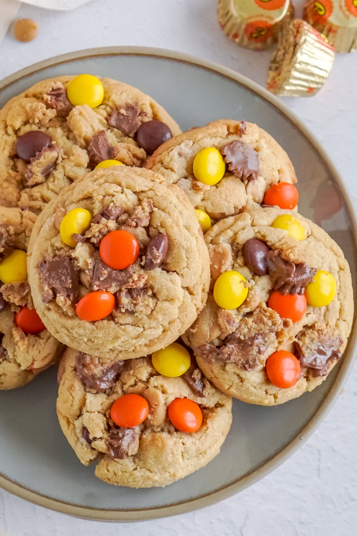 Reese's Peanut Butter Cookies on a plate