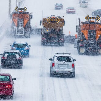 Traffic in Snow