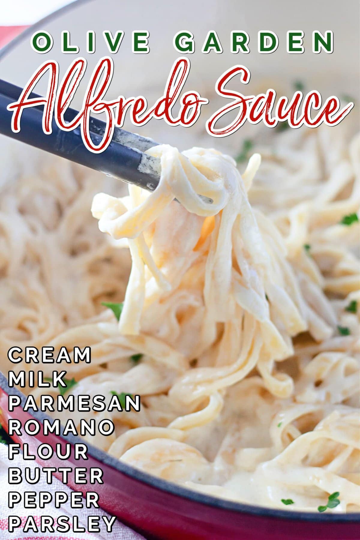 Alfredo Sauce Recipe (Olive Garden Copycat)
