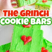 Grinch Sugar Cookie Bars