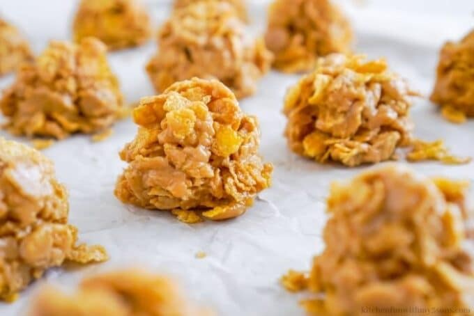No-Bake Cornflake Cookies - Kitchen Fun With My 3 Sons