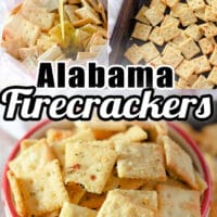 Alabama Firecrackers are the great spicy snack recipe! It's so quick and easy to whip up a batch with mini saltine crackers, oil, ranch dressing seasoning, and spices. #Recipes
