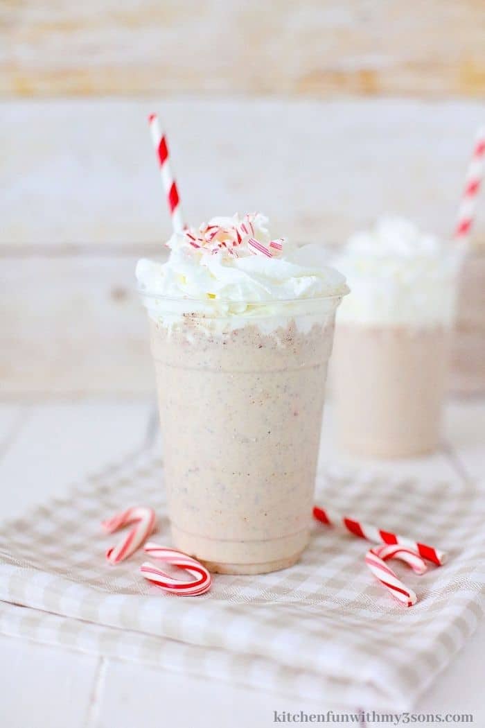 The peppermint copycat shake.