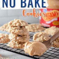 No Bake Peanut Butter Cookies Pinterest