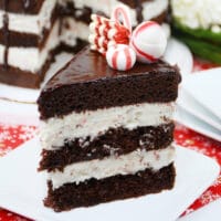 Layered Chocolate Peppermint Cake