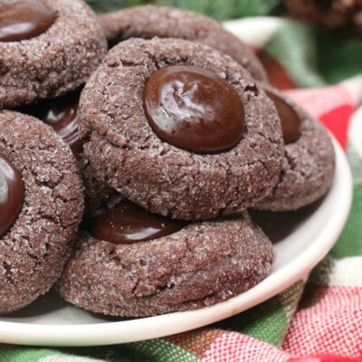 Chocolate Thumbprint Cookies feature