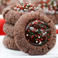 Chocolate Thumbprint Cookies Feature
