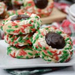 Christmas Thumbprint Cookies Feature