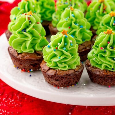 Christmas Tree Brownie Bites Feature