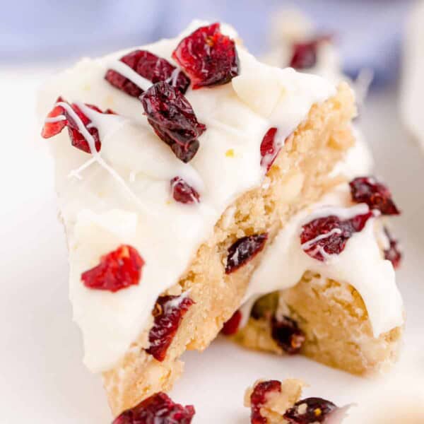 Cranberry Bliss Bars feature