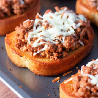 Garlic Bread Sloppy Joes feature