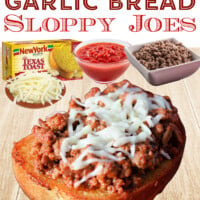 Garlic Bread Sloppy Joes Pin
