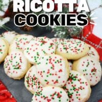 Holiday Ricotta Cookies