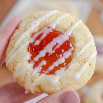 Strawberry Thrumbprint Cookies feature