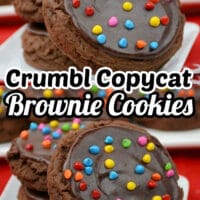 Cosmic Brownie Cookies (Crumbl Copycat)