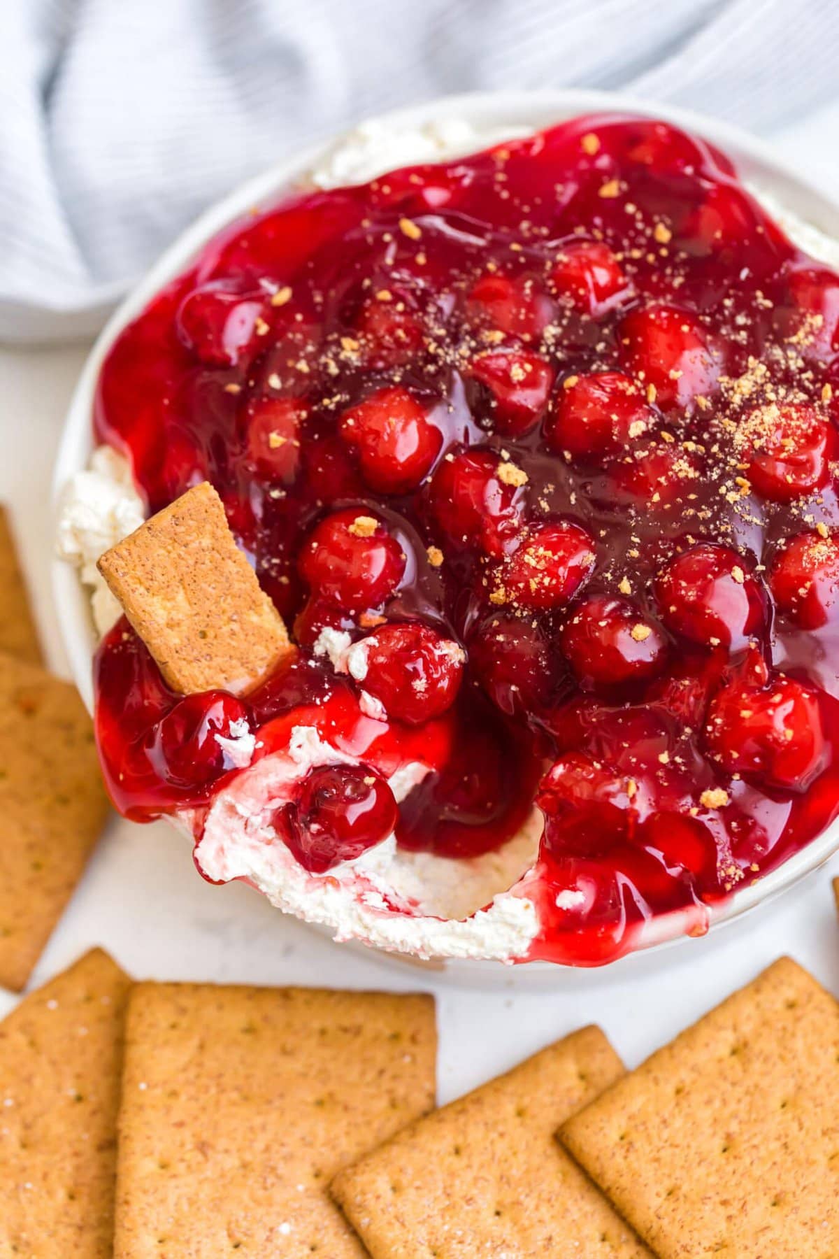 Cherry Cheesecake Dip Kitchen Fun With My 3 Sons