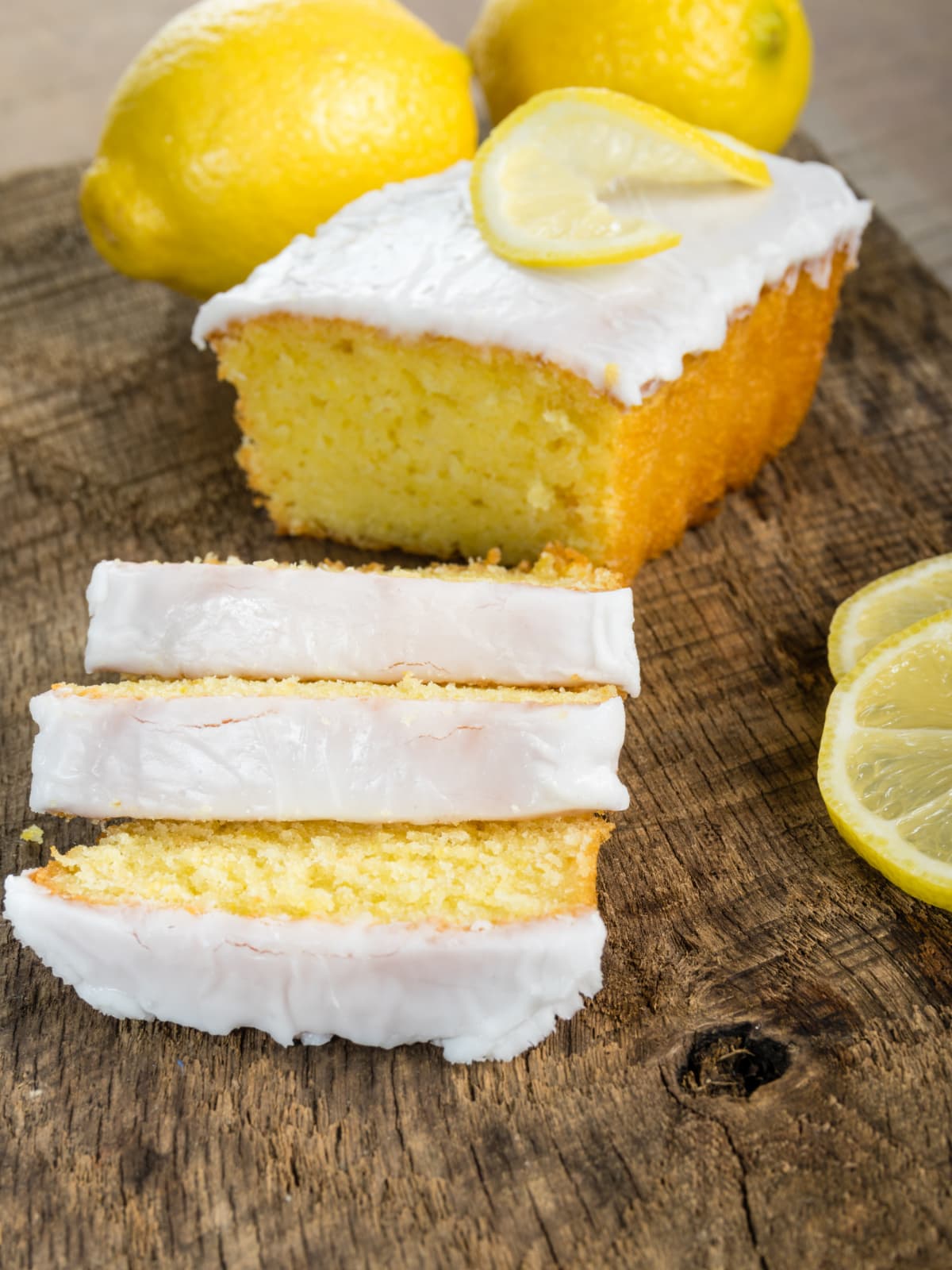 Lemon Loaf Cake slices