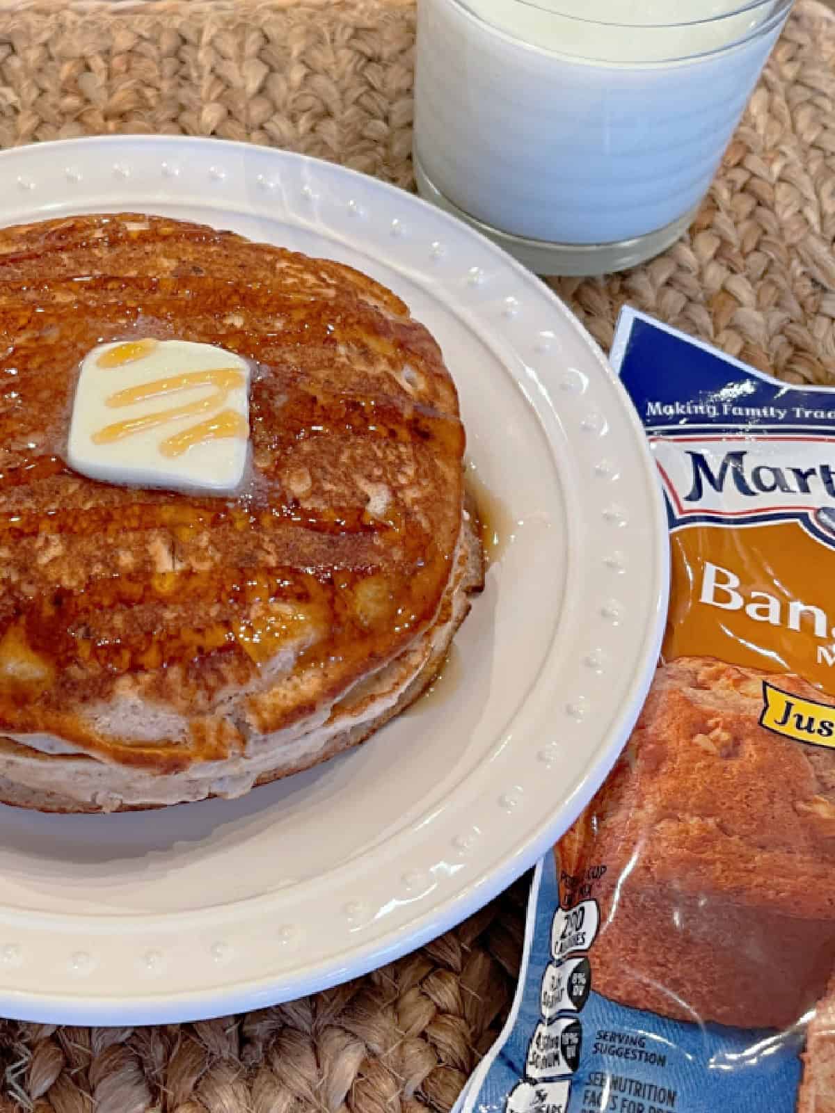 banana Nut Muffin Mix Pancakes