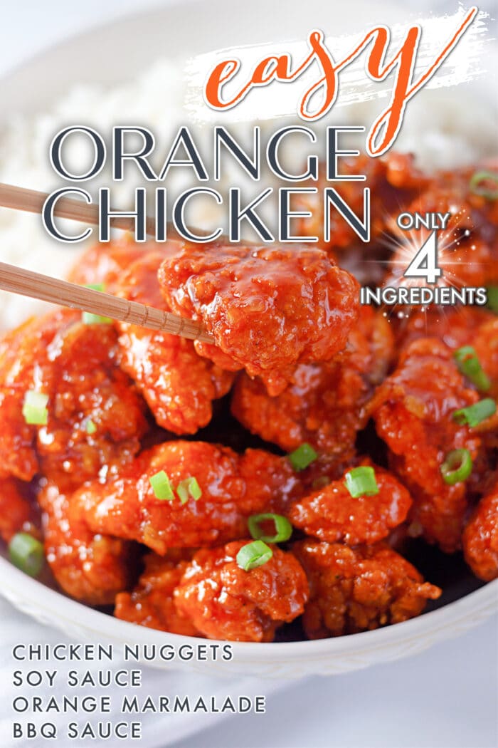 4 Ingredient Orange Chicken on Pinterest