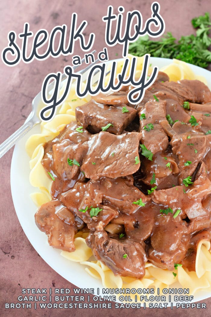 Beef Tips with Gravy on Pinterest.