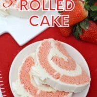 Strawberry Cake Roll Pinterest