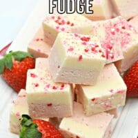 Strawberry White Chocolate Fudge Pinterest