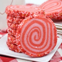 Valentine's Day Pinwheel Cookies