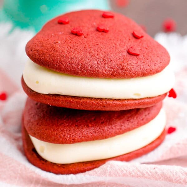 Valentine Red Velvet Whoopie Pies