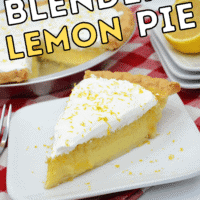 Blender lemon Pie
