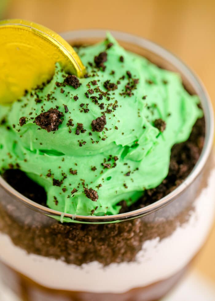 st Patrick's day pudding 