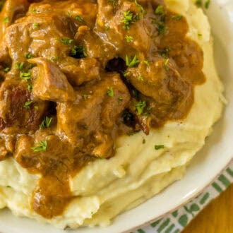 Beef Tips and Gravy feature